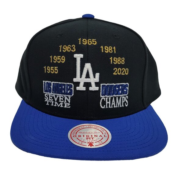Los Angeles Dodgers 7 Time Champs World Series Snapback - Picture 1 of 9